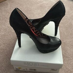 Rachel Ray Black Stilettos